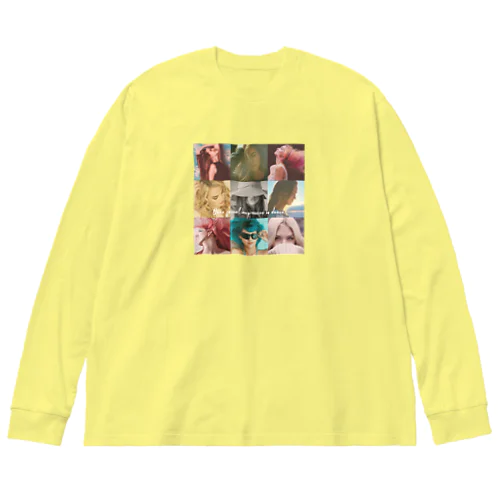 色んな表情がダンスだ♬ Big Long Sleeve T-Shirt