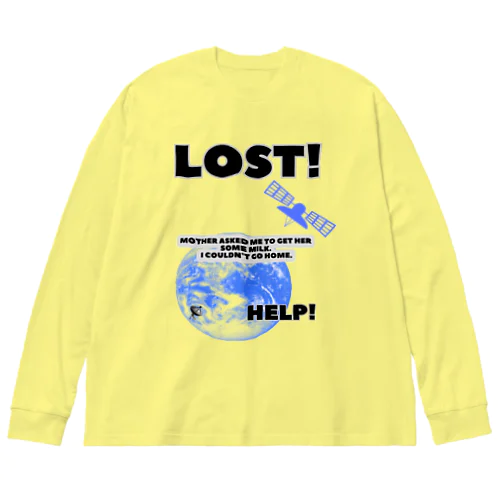 I got lost. ビッグシルエットロングスリーブTシャツ