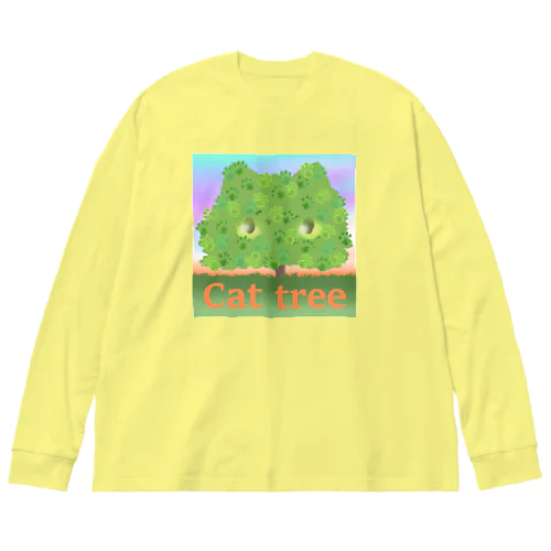 ＣＡＴ　ＴＲＥＥ Big Long Sleeve T-Shirt