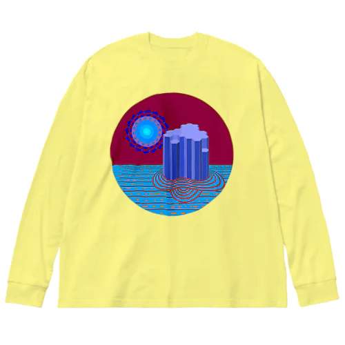 柱状節理(夜) Big Long Sleeve T-Shirt