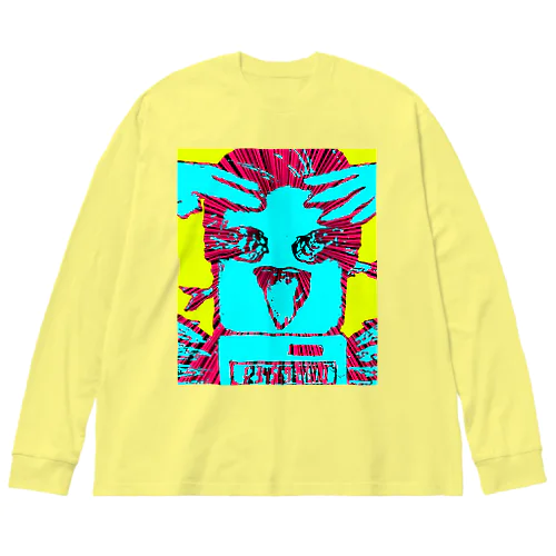 『数の子』明太子背景Ver. Big Long Sleeve T-Shirt