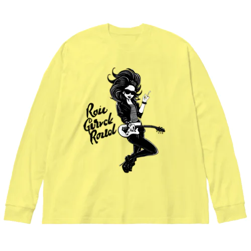 ROCKな女 Big Long Sleeve T-Shirt