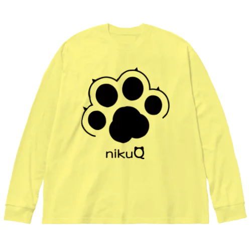 オリジナルブランド「nikuQ」の猫タイプです Big Long Sleeve T-Shirt