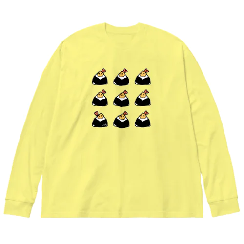 天むす時々いか天 Big Long Sleeve T-Shirt