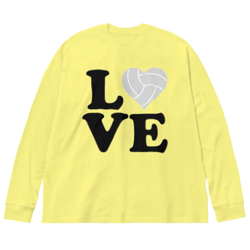 「ＩLOVE バレーボール」 ビッグシルエットロングスリーブTシャツ