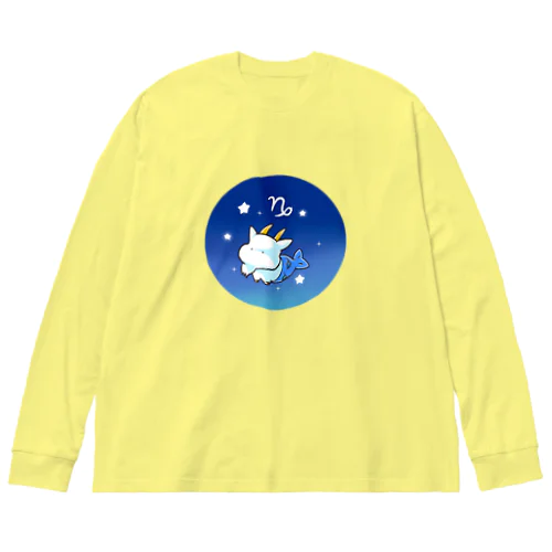 山羊座 Big Long Sleeve T-Shirt