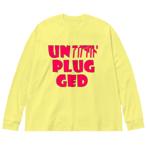 でかい！アンプラグド Big Long Sleeve T-Shirt