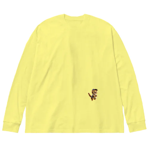 野球と猫 -Baseball and Cats- Big Long Sleeve T-Shirt