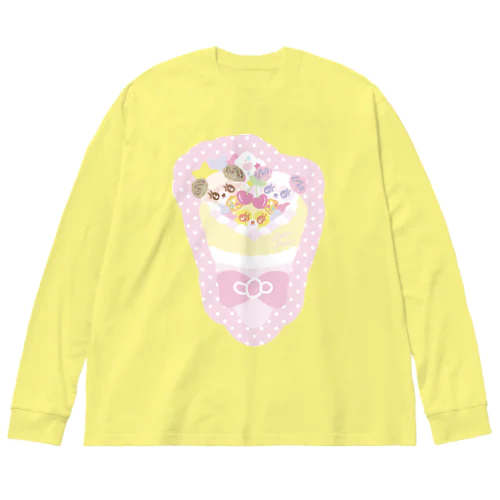 ぱんだクレープ Big Long Sleeve T-Shirt