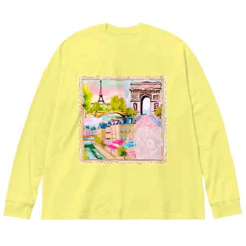 憧れのパリ🗼美しい風景🖼✨ Big Long Sleeve T-Shirt