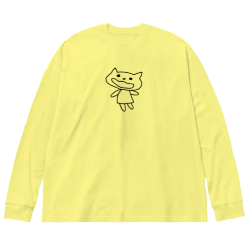 食べたそうなネコ Big Long Sleeve T-Shirt