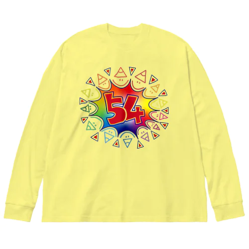 もっと主張強めの54マーク・フチあり Big Long Sleeve T-Shirt