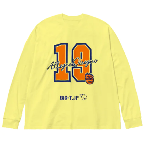 No.19 Tシャツ Big Long Sleeve T-Shirt