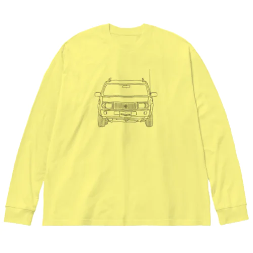 どんどん進むラシーン Big Long Sleeve T-Shirt