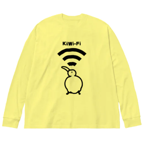 KiWi-Fi ビッグシルエットロングスリーブTシャツ