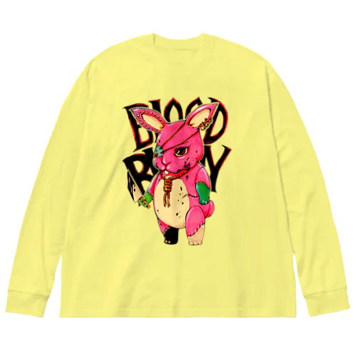 BLOOD BUNNY Big Long Sleeve T-Shirt