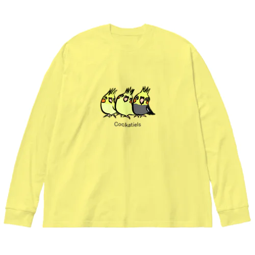 Cockatiels ビッグシルエットロングスリーブTシャツ