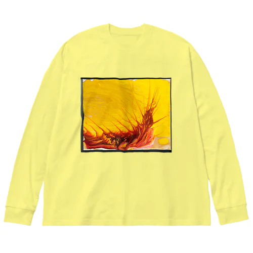 障がい者の抽象画 Big Long Sleeve T-Shirt