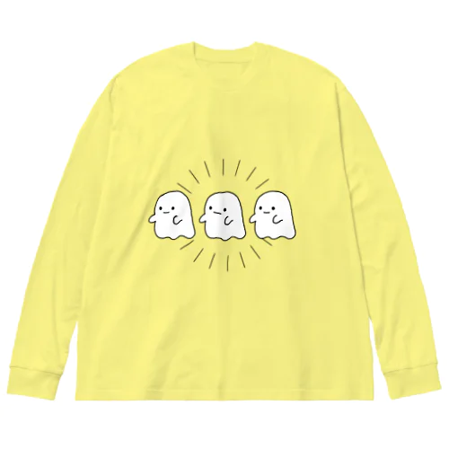 おばけちゃんさん にん？ Big Long Sleeve T-Shirt