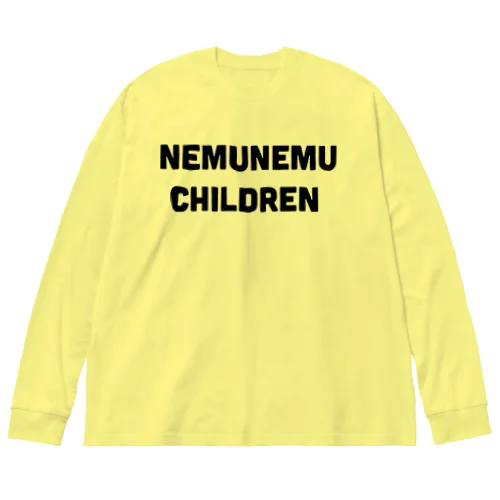 NEMUNEMU CHILDREN ビッグシルエットロングスリーブTシャツ