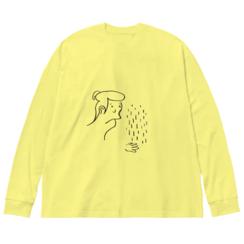 雨季 ビッグシルエットロングスリーブTシャツ
