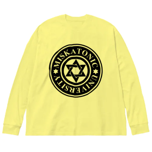 MISKATONIC UNIVERSITY ビッグシルエットロングスリーブTシャツ