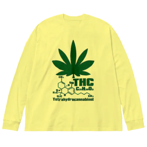 THC ビッグシルエットロングスリーブTシャツ