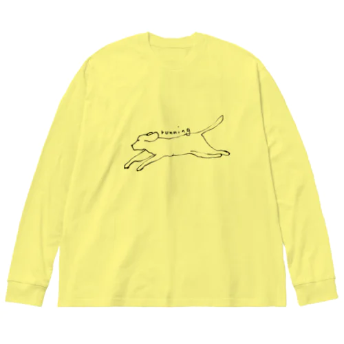 ランニングドッグ Big Long Sleeve T-Shirt