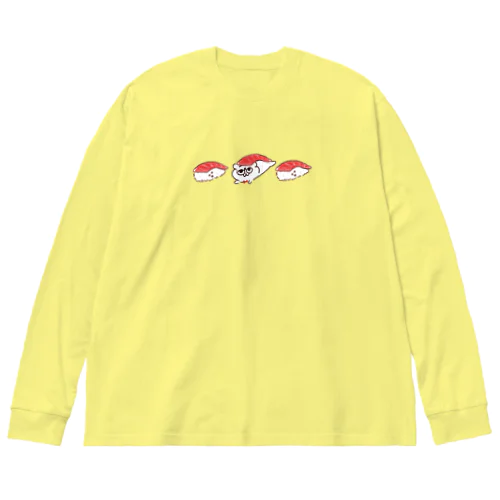 寿司になったテディ轟 Big Long Sleeve T-Shirt