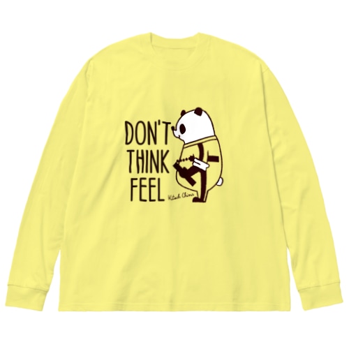 ヌンチャクパンダ Big Long Sleeve T-Shirt