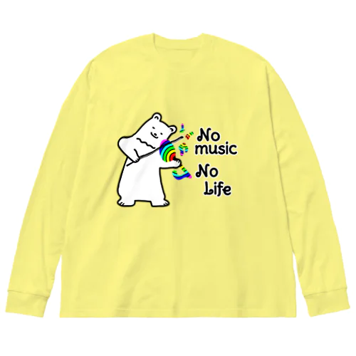NoMusic NoLife Big Long Sleeve T-Shirt