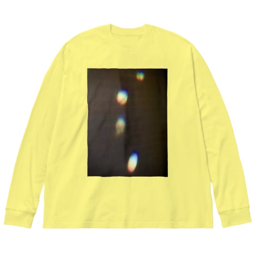 光の足跡-縦 Big Long Sleeve T-Shirt