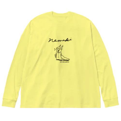 Nemaki ビッグシルエットロングスリーブTシャツ