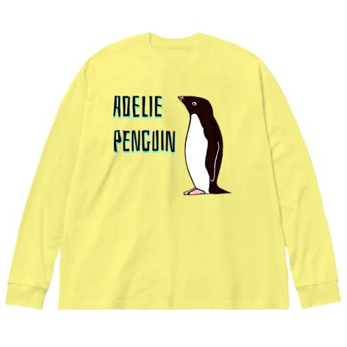 Adelie penguin(アデリーペンギン) Big Long Sleeve T-Shirt