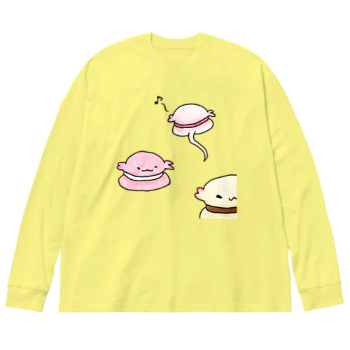 増殖！ウーパーマカロン Big Long Sleeve T-Shirt