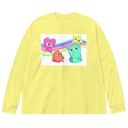 きゃわズ ビッグシルエットロングスリーブTシャツ