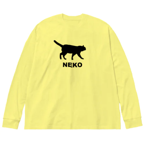 NEKO（おさんぽ） Big Long Sleeve T-Shirt