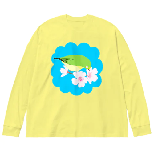 桜とメジロさん Big Long Sleeve T-Shirt