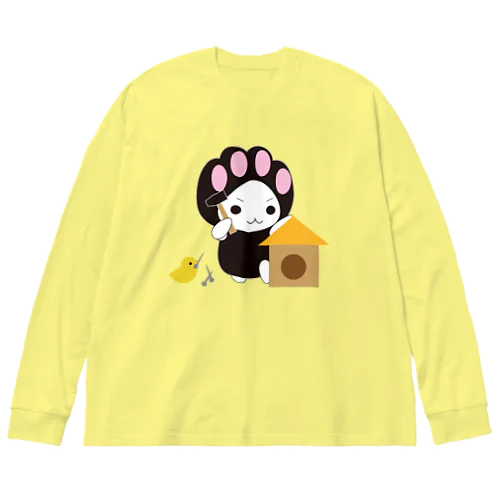 ねこきゅうランチ　DIY Big Long Sleeve T-Shirt