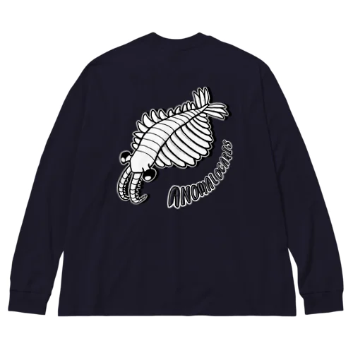 Anomalocaris (アノマロカリス)　バックプリント ビッグシルエットロングスリーブTシャツ