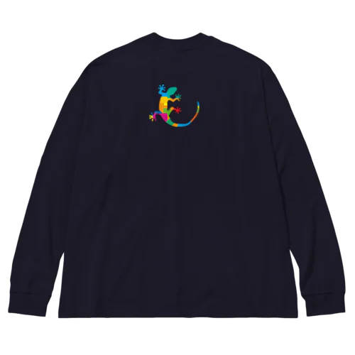 カラフルヤモリ Big Long Sleeve T-Shirt