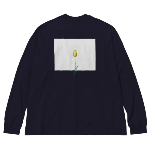 Lemon Tulip × Greige × Logo ビッグシルエットロングスリーブTシャツ