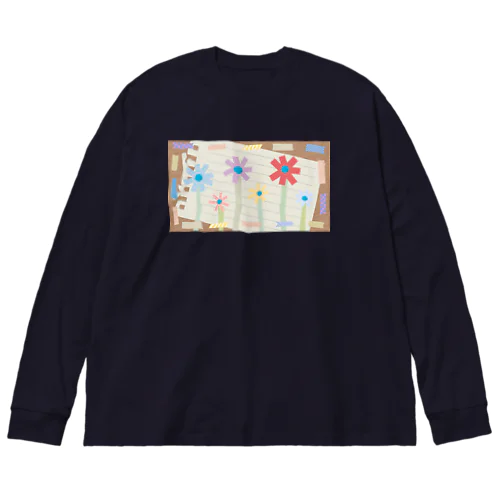 マスキングテープのお花畑 Big Long Sleeve T-Shirt