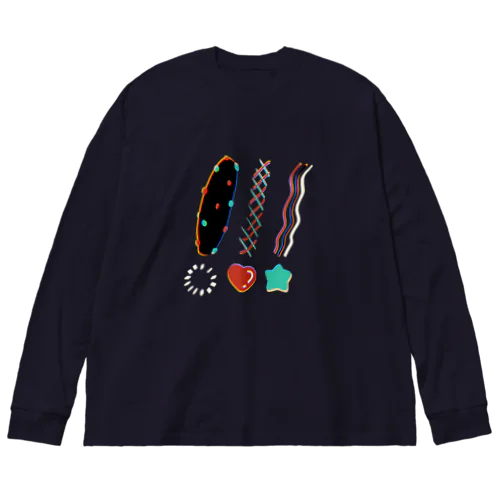 トキメキびっくりマーク Big Long Sleeve T-Shirt