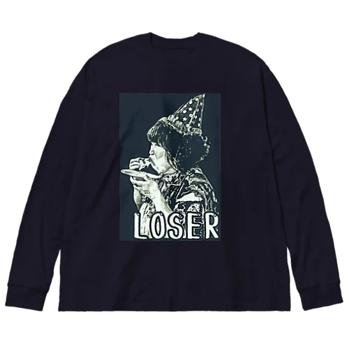 世界一の祝われ上手モノクローム Big Long Sleeve T-Shirt