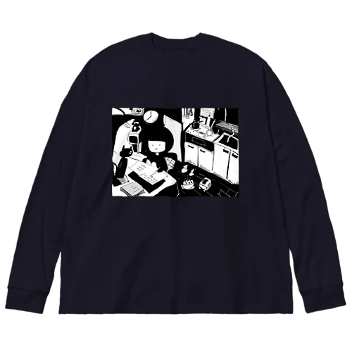 ハムスターにも分かる‼︎ リビングカチオン重合 Big Long Sleeve T-Shirt