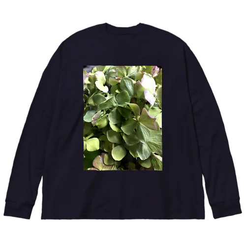 🌿 autumn hydrangea 🌿 ビッグシルエットロングスリーブTシャツ