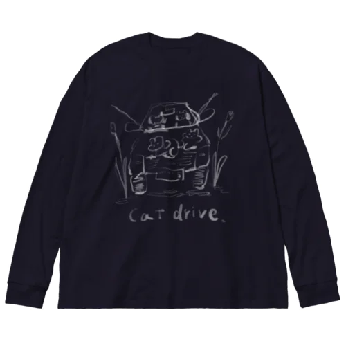 catdrive…… ビッグシルエットロングスリーブTシャツ