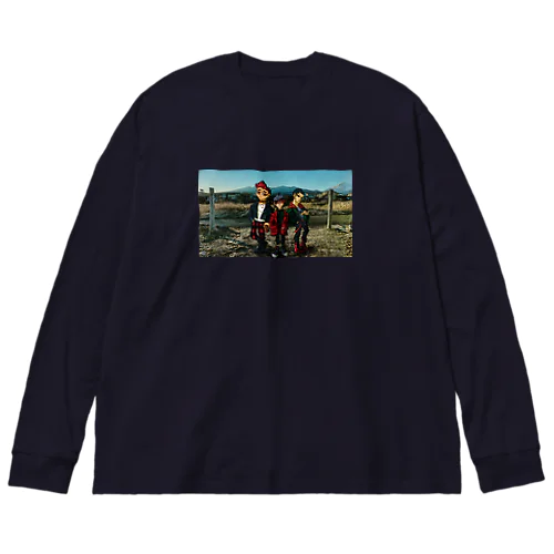 日暮 Big Long Sleeve T-Shirt