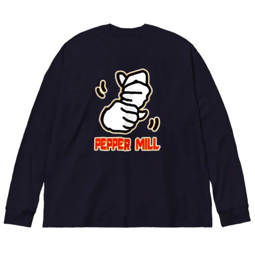 ペッパーミル・パフォーマンス　WBC風ロゴ入り Big Long Sleeve T-Shirt